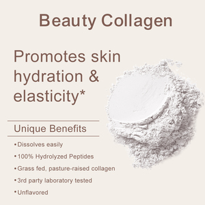 Polvere di peptidi di collagene con acido ialuronico biotina & vitamina C idrolizzata polvere di collagene - Product Image 5