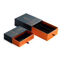 Custom di lusso slip slider scivolo cassetto estraibile gioielli emballage cadeau confezione regalo