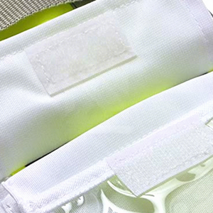 Chaleco de Seguridad Blanco de Alta Visibilidad con Franjas Reflectantes, Ropa de Trabajo Unisex, Material de Poliéster - Product Image 4
