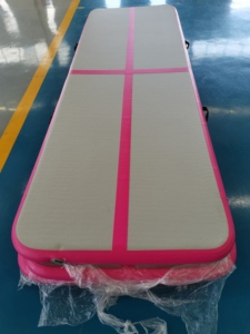 <span class=keywords><strong>Tapis</strong></span> de gymnastique gonflable portable avec surface en <span class=keywords><strong>tapis</strong></span> durable pour l'entraînement à domicile en cheerleading, tumbling et yoga - Product Image 3