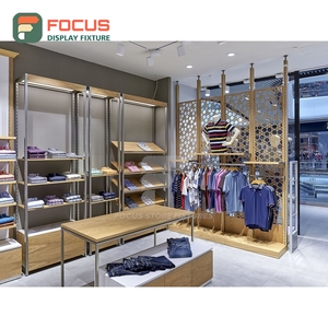 One-Stop Service Brand Store Powder Coated Metal Wall Display Unit Odm Supplier Apparel Store - Product Image 6