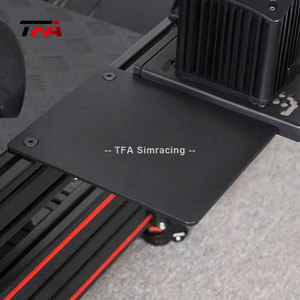 Telaio <span class=keywords><strong>per</strong></span> Simulatore di Guida Fai-da-Te in Profili di Alluminio, Cockpit <span class=keywords><strong>per</strong></span> Sim Racing con Vassoio <span class=keywords><strong>per</strong></span> Tastiera e Supporto <span class=keywords><strong>per</strong></span> Tre <span class=keywords><strong>Monitor</strong></span> - Product Image 2