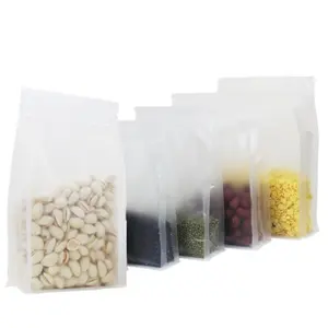 Prezzo economico livello alimentare in piedi sacchetti di plastica con chiusura a zip per imballaggi alimentari