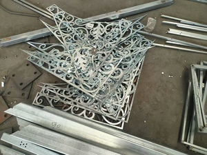 Large Green House <b>Antique</b> Metal Outdoor <b>Garden</b> Gazebo Popular Wedding Ornamental Casting Iron Plants Sculpture - Product Image 3