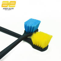 Cepillo de Limpieza para Llantas de Coche AE XC34 de Alta Eficiencia con Mango de Plástico PP y Cerdas de Nylon Largas y Suaves