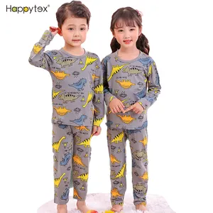 Modern Fashion Kids Pajama Sets Boys Girls Cute Print Modal Skin Friendly Children Cartoon Pajamas For Home Hotel Night Wear