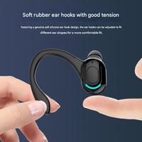 Écouteurs sans fil mono-auriculaires de haute qualité avec son basses profondes, musique Hi-Fi, casque TWS mains libres pour conducteurs