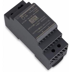 Meanwell HDR-30-24 Ultra sottile 36W 24V alimentatori industriali Alimentatore Guida DIN Serie HDR - Product Image 1