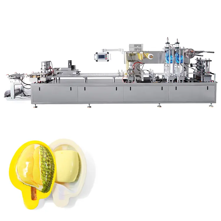 डीपीपी पीवीसी- अलु खाद्य उद्योग स्वचालित स्वचालित स्व-जांच आश्चर्य अंडा च्यूइंग गम कैंडी ब्लिस्टर पैकिंग पैकेजिंग मशीन
