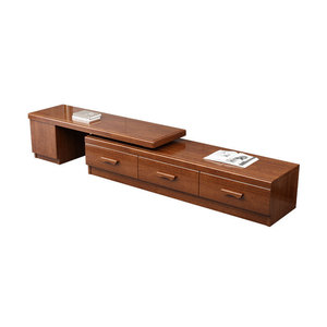 Dazhang Jiaju <b>Walnut</b> Wood Modern Chinese Style Solid Wood Tv Cabinet With Extendable Design For Small Apartment Living Room - Product Image 5