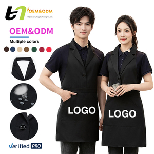 2025 OEM Heavy-Duty tái sử dụng biểu tượng tùy chỉnh nhà bếp Tạp dề không thấm nước xray chì nấu ăn tạp dề cho phụ nữ có thể điều chỉnh cho đầu bếp cắt tóc - Product Image 1