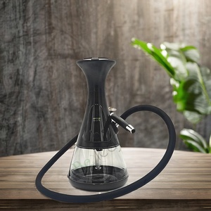 Venta al por mayor <span class=keywords><strong>recargable</strong></span> eléctrico esmerilado LED Hookah logotipo personalizado Bar Chicha coche viaje Vapers Hookah sabor electrónico Shisha gratis - Product Image 2