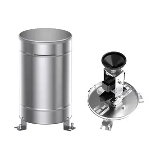Pulse RS485 Stainless Steel Tipping Bucket Rain Gauge Meter Rainfall Measurement Sensor Device For Weather Station