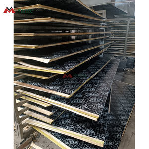 Contreplaqué filmé noir Linyi Mirante, taille standard <span class=keywords><strong>4</strong></span>*8 pieds, 16 mm 18 mm, panneau phénolique crocodile, <span class=keywords><strong>coffrage</strong></span> pour le marché philippin - Product Image 3