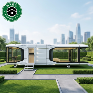 Casas Prefabricadas de Alta Calidad, Casa Contenedor Tipo Cápsula Espacial, Casas Contenedor Modernas para Hoteles en Venta en Kenia, de Baja Altura - Product Image 1