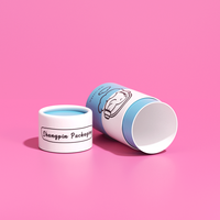 Emballage en carton kraft biodégradable écologique Déodorant Parfum Déodorant en stick Rouge à lèvres Tube en papier pour baume à lèvres