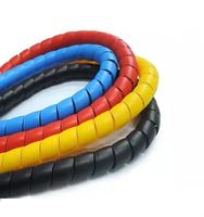 Protector de manguera hidráulica de alta presión con manguito flexible en espiral para protección de mangueras