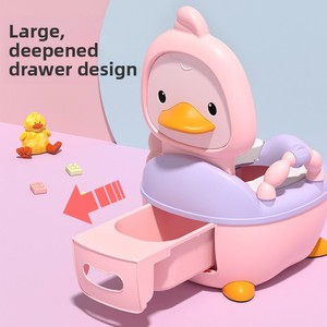 Siège <span class=keywords><strong>de</strong></span> <span class=keywords><strong>toilette</strong></span> en plastique pour enfants, pot pour garçons et filles, bassin d'urine pour bébés et tout-petits, seau urinoir domestique <span class=keywords><strong>de</strong></span> grande taille - Product Image 2