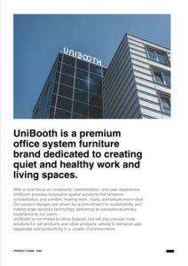 Cabinas de Trabajo UNIBOOTH, Duraderas, Multifuncionales, Insonorizadas, para Oficina en Casa, Escuela, Villa, Diseño Moderno, Móviles, para Privacidad, Reuniones y Grabación - Product Image 2