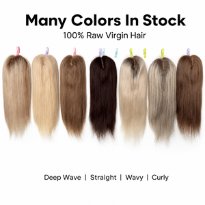 Peluca de Encaje Completo con Monofilamento Superior y Encaje Frontal, 100% Cabello Humano Remy, Peluca Médica con Monofilamento Superior, Nudos Decolorados, Cabello de Bebé, Personalizada - Product Image 3