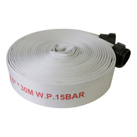 1-6 inç Pvc sulama fabrika fiyat ile düz tarım hortum tuval yangın hortumu yatıyordu