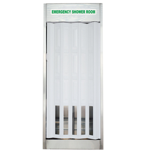 15年以上工厂封闭式不锈钢304/316户外淋浴房，带洗眼器安全洗眼器高级安全产品 - Product Image 4