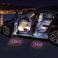 Accessoires LED pour voiture, logo laser, éclairage de garniture de porte, éclairage LED du logo pour TOYOTA PRADO 120 GX470, éclairage spécial de porte de voiture 2003