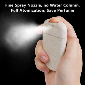 휴대용 20-30ml 재사용 가능 스프레이 용기 (펌프 포함), 여행용 경량 밀짚 화장품 및 향수 포장 - Product Image 5