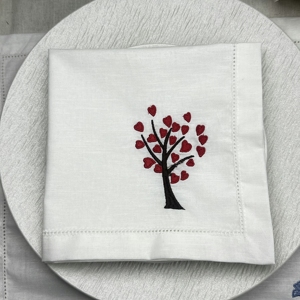 Giá trị cho tiền tùy chỉnh bông và vải lanh in thêu khăn ăn cho nhà hàng tiệc cưới - Product Image 3