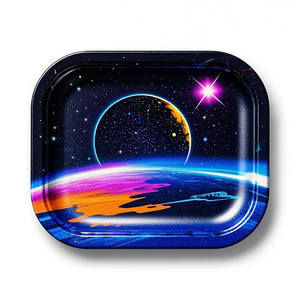 Эксклюзивный металлический лоток для курения, Яркий индивидуальный дизайн, Заводская Прямая цена, оптовые скидки, быстрая доставка - Product Image 3