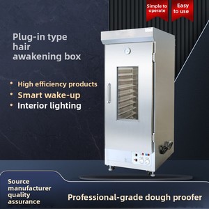 Nova Caixa de Fermentação de Pão Comercial em Aço Inoxidável com Porta Única, Alta Produtividade, Equipamento de Cozimento com Temperatura Constante 220V - Product Image 4