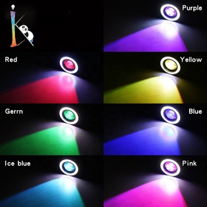 Luz Led antiniebla para coche y motocicleta, Ojos de Ángel Rgb de faro Universal, 2,5/3,0/3,5 pulgadas, Drl, 30w - Product Image 4