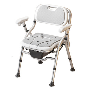 Anti-slip Aluminum Height-adjustable Bathroom Safety Equipment Toilet Surround Support Frame Rehabilitation Therapy Supplies - Product Image 5