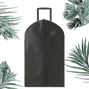 Thiết kế logo tùy chỉnh Treo Túi may phía trước túi thoáng khí không dệt chống bụi thân thiện với môi trường phù hợp với trang phục che du lịch dây kéo - Product Image 3