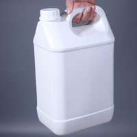 Bidon en plastique de qualité alimentaire épaissi de 0,5 L, 1 L, 3 L, 5 L, 10 L avec bouchon à vis, seau carré scellé en plastique