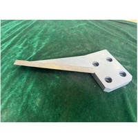 Lame de grattoir en carbure de tungstène à haute teneur en chrome FengErLi, batteur de rotor compatible avec les malaxeurs à cuve Eirich RV15 RV24, pièce de rechange résistante à l'usure