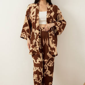 Suéter de punto de otoño invierno personalizado, conjunto de dos piezas de alta calidad para mujer 2024 <span class=keywords><strong>ropa</strong></span> pantalones de chándal y conjuntos de Sudadera con capucha/ - Product Image 1