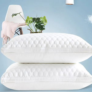 18 "x 26" + 2 "(46x66 + 5cm) dimensi serat mikro lunak sarung poliester serat mewah padat leher tempat tidur Hotel bantal dapat dicuci dengan mesin - Product Image 4