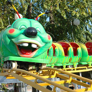 <span class=keywords><strong>Manège</strong></span> pour enfants de parc d'attractions, mini-rouleau-roulant Caterpillar Wacky Worm économique pour jardin, à vendre - Product Image 2