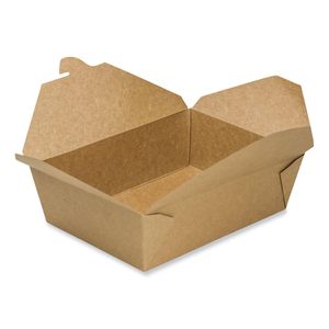Caja de Almuerzo para Llevar GEN Reclosable Kraft de 76 oz, 200 Unidades por Caja - Product Image 2
