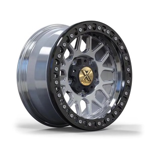 XJ CNC tùy chỉnh 17-26 inch beadlock Off-Road 5x130 6x139.75/6 lỗ rèn bánh xe vành hợp kim cho GLe Jeep Wrangler F-150 Hậu vệ - Product Image 1