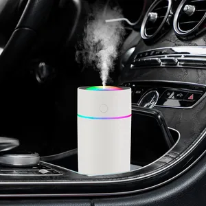 Top Seller Mini Usb Desk 320 ML Spray Mist Car Color Cup Led Smart Portable Air Humidifier For Car Home Office Hotel