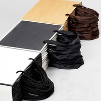 Pratique Kraft à la mode estampage à chaud parfum paquet sacs en papier Art papier fenêtre à la main pour vêtements chaussettes chaussures fourrure