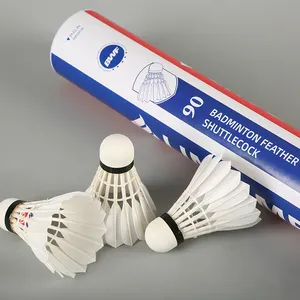 2023 vendita al dettaglio originale piuma d'oca volani da badminton ling mei 90