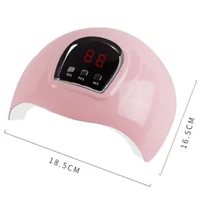 54W uv nail polish dryer manicure light with large space phototherapy machine
