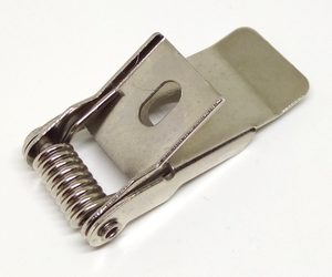 Clip a Molla in Metallo Piatto con 5 Fori in Acciaio Nichelato-Zinco per Fissaggio Illuminazione Incassata, 40 lb - Product Image 3