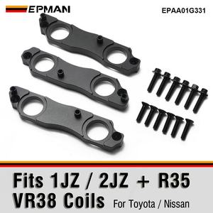 Soportes de Encendido EPMAN, Kit de Conversión de Bobina R35 <span class=keywords><strong>GTR</strong></span> para Toyota 1JZ 2JZ - Aluminio CNC, Sin Necesidad de Soldadura EPAA01G331 - Product Image 1