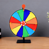 Planche de prix personnalisée KT roue en fer accessoire de table porte-bonheur roue de loterie support transfrontalier pour la promotion d'événements fête