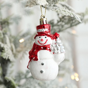 2 ชิ้น/แพ็ค ของตกแต่งต้นคริสต์มาส ตุ๊กตาหิมะ ซานตาคลอส ของตกแต่งบ้าน ของตกแต่งปาร์ตี้ ของตกแต่งภายในบ้าน ของประดับตกแต่งคริสต์มาสแบบแขวน - Product Image 3