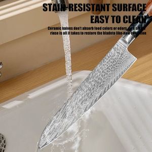 Juego de Cuchillos de Chef de Lujo con Hoja de Acero Damasco VG10 y Mango de Resina, Cuchillo Japonés Afilado para Cocina, Restaurante y Uso General - Product Image 5